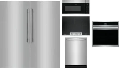 6 Piece Package Includes Refrigerator, Freezer, Cooktop, Wall Oven, Microwave And Dishwasher