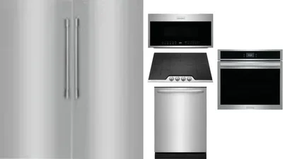 6 Piece Package Includes Refrigerator, Freezer, Cooktop, Wall Oven, Microwave And Dishwasher