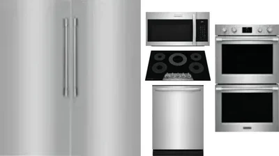 6 Piece Package Includes Refrigerator, Freezer, Cooktop, Wall Oven, Microwave And Dishwasher