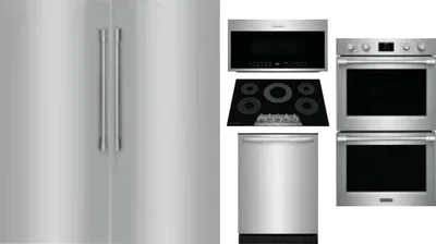 6 Piece Package Includes Refrigerator, Freezer, Cooktop, Wall Oven, Microwave And Dishwasher