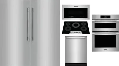 6 Piece Package Includes Refrigerator, Freezer, Cooktop, Wall Oven, Microwave And Dishwasher