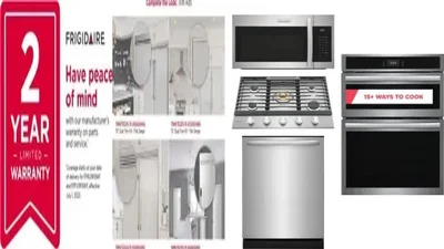 6 Piece Package Includes Refrigerator, Freezer, Cooktop, Wall Oven, Microwave And Dishwasher
