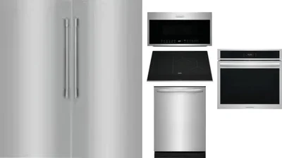 6 Piece Package Includes Refrigerator, Freezer, Cooktop, Wall Oven, Microwave And Dishwasher