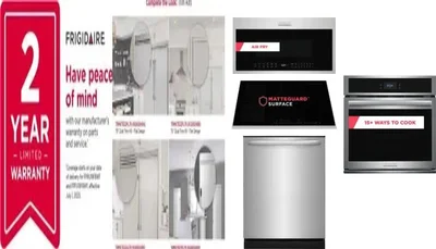 6 Piece Package Includes Refrigerator, Freezer, Cooktop, Wall Oven, Microwave And Dishwasher