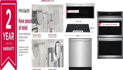 6 Piece Package Includes Refrigerator, Freezer, Cooktop, Wall Oven, Microwave And Dishwasher