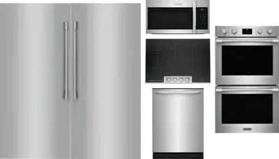 6 Piece Package Includes Refrigerator, Freezer, Cooktop, Wall Oven, Microwave And Dishwasher