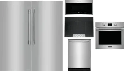 6 Piece Package Includes Refrigerator, Freezer, Cooktop, Wall Oven, Microwave And Dishwasher