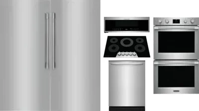 6 Piece Package Includes Refrigerator, Freezer, Cooktop, Wall Oven, Microwave And Dishwasher