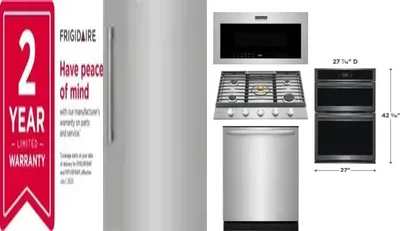 6 Piece Package Includes Refrigerator, Freezer, Cooktop, Wall Oven, Microwave And Dishwasher