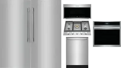 6 Piece Package Includes Refrigerator, Freezer, Cooktop, Wall Oven, Microwave And Dishwasher