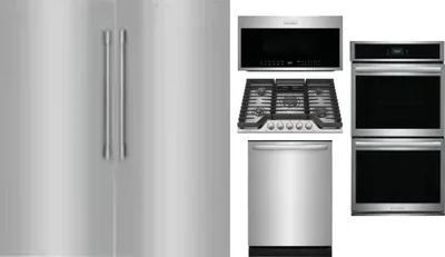 6 Piece Package Includes Refrigerator, Freezer, Cooktop, Wall Oven, Microwave And Dishwasher
