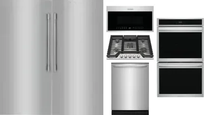 6 Piece Package Includes Refrigerator, Freezer, Cooktop, Wall Oven, Microwave And Dishwasher
