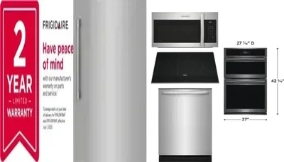 6 Piece Package Includes Refrigerator, Freezer, Cooktop, Wall Oven, Microwave And Dishwasher