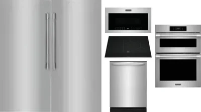6 Piece Package Includes Refrigerator, Freezer, Cooktop, Wall Oven, Microwave And Dishwasher