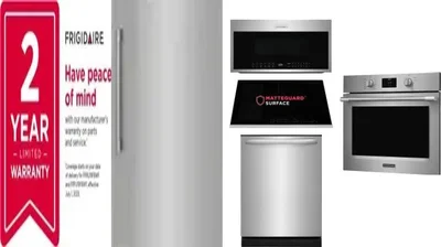 6 Piece Package Includes Refrigerator, Freezer, Cooktop, Wall Oven, Microwave And Dishwasher