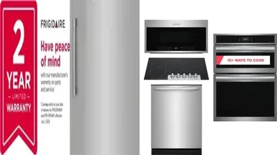 6 Piece Package Includes Refrigerator, Freezer, Cooktop, Wall Oven, Microwave And Dishwasher