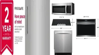 6 Piece Package Includes Refrigerator, Freezer, Cooktop, Wall Oven, Microwave And Dishwasher