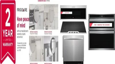 6 Piece Package Includes Refrigerator, Freezer, Cooktop, Wall Oven, Microwave And Dishwasher