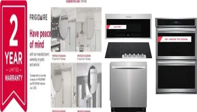 6 Piece Package Includes Refrigerator, Freezer, Cooktop, Wall Oven, Microwave And Dishwasher