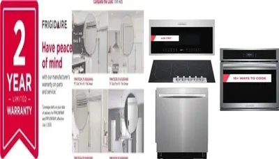 6 Piece Package Includes Refrigerator, Freezer, Cooktop, Wall Oven, Microwave And Dishwasher
