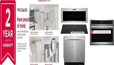 6 Piece Package Includes Refrigerator, Freezer, Cooktop, Wall Oven, Microwave And Dishwasher