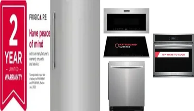 6 Piece Package Includes Refrigerator, Freezer, Cooktop, Wall Oven, Microwave And Dishwasher
