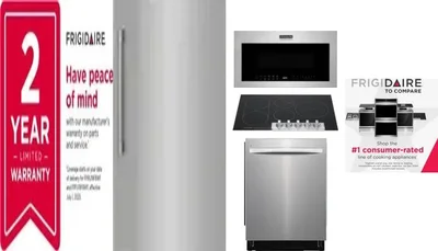 6 Piece Package Includes Refrigerator, Freezer, Cooktop, Wall Oven, Microwave And Dishwasher