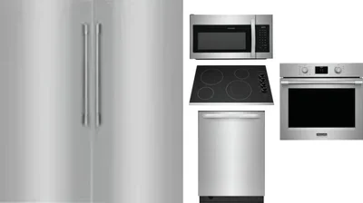 6 Piece Package Includes Refrigerator, Freezer, Cooktop, Wall Oven, Microwave And Dishwasher