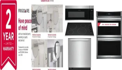 6 Piece Package Includes Refrigerator, Freezer, Cooktop, Wall Oven, Microwave And Dishwasher