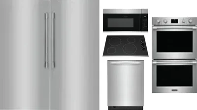 6 Piece Package Includes Refrigerator, Freezer, Cooktop, Wall Oven, Microwave And Dishwasher