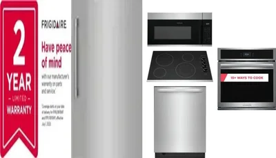 6 Piece Package Includes Refrigerator, Freezer, Cooktop, Wall Oven, Microwave And Dishwasher