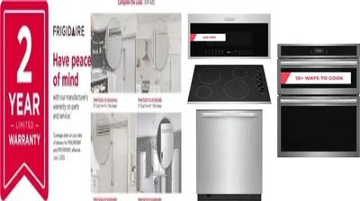 6 Piece Package Includes Refrigerator, Freezer, Cooktop, Wall Oven, Microwave And Dishwasher