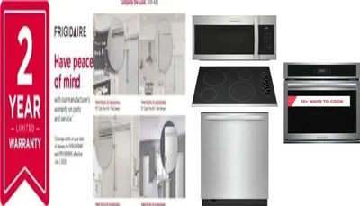 6 Piece Package Includes Refrigerator, Freezer, Cooktop, Wall Oven, Microwave And Dishwasher