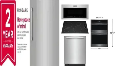 6 Piece Package Includes Refrigerator, Freezer, Cooktop, Wall Oven, Microwave And Dishwasher