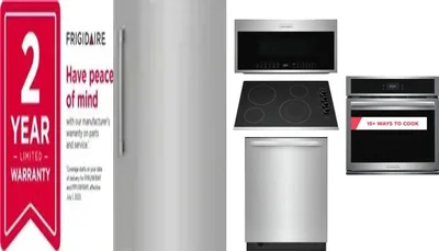 6 Piece Package Includes Refrigerator, Freezer, Cooktop, Wall Oven, Microwave And Dishwasher