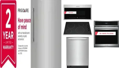 6 Piece Package Includes Refrigerator, Freezer, Cooktop, Wall Oven, Microwave And Dishwasher