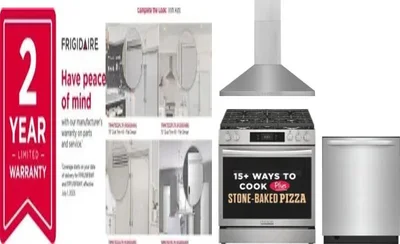 5 Piece Package Includes Refrigerator, Freezer, Range, Hood And Dishwasher