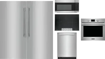 6 Piece Package Includes Refrigerator, Freezer, Cooktop, Wall Oven, Microwave And Dishwasher