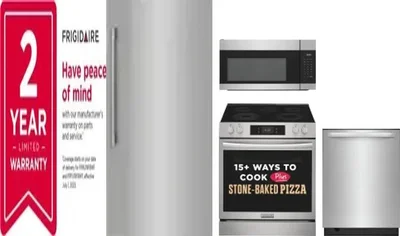 5 Piece Package Includes Refrigerator, Freezer, Range, Microwave And Dishwasher