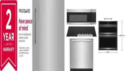 6 Piece Package Includes Refrigerator, Freezer, Cooktop, Wall Oven, Microwave And Dishwasher