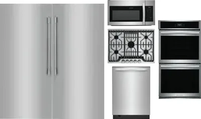 6 Piece Package Includes Refrigerator, Freezer, Cooktop, Wall Oven, Microwave And Dishwasher