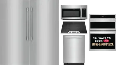6 Piece Package Includes Refrigerator, Freezer, Cooktop, Wall Oven, Microwave And Dishwasher