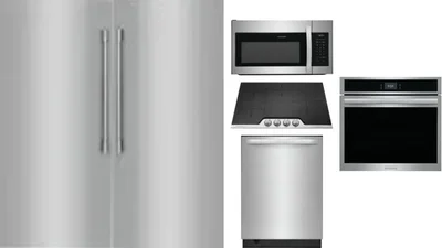 6 Piece Package Includes Refrigerator, Freezer, Cooktop, Wall Oven, Microwave And Dishwasher