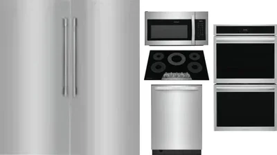 6 Piece Package Includes Refrigerator, Freezer, Cooktop, Wall Oven, Microwave And Dishwasher