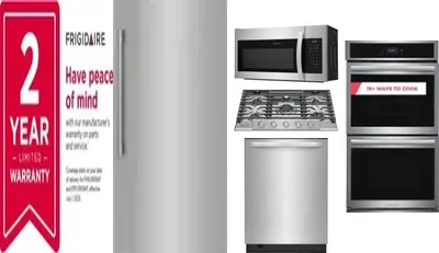 6 Piece Package Includes Refrigerator, Freezer, Cooktop, Wall Oven, Microwave And Dishwasher