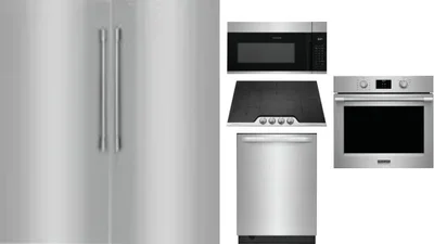 6 Piece Package Includes Refrigerator, Freezer, Cooktop, Wall Oven, Microwave And Dishwasher