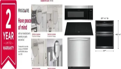 6 Piece Package Includes Refrigerator, Freezer, Cooktop, Wall Oven, Microwave And Dishwasher