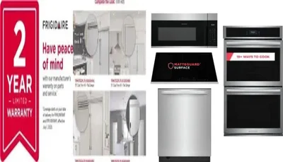 6 Piece Package Includes Refrigerator, Freezer, Cooktop, Wall Oven, Microwave And Dishwasher