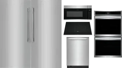 6 Piece Package Includes Refrigerator, Freezer, Cooktop, Wall Oven, Microwave And Dishwasher