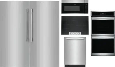 6 Piece Package Includes Refrigerator, Freezer, Cooktop, Wall Oven, Microwave And Dishwasher
